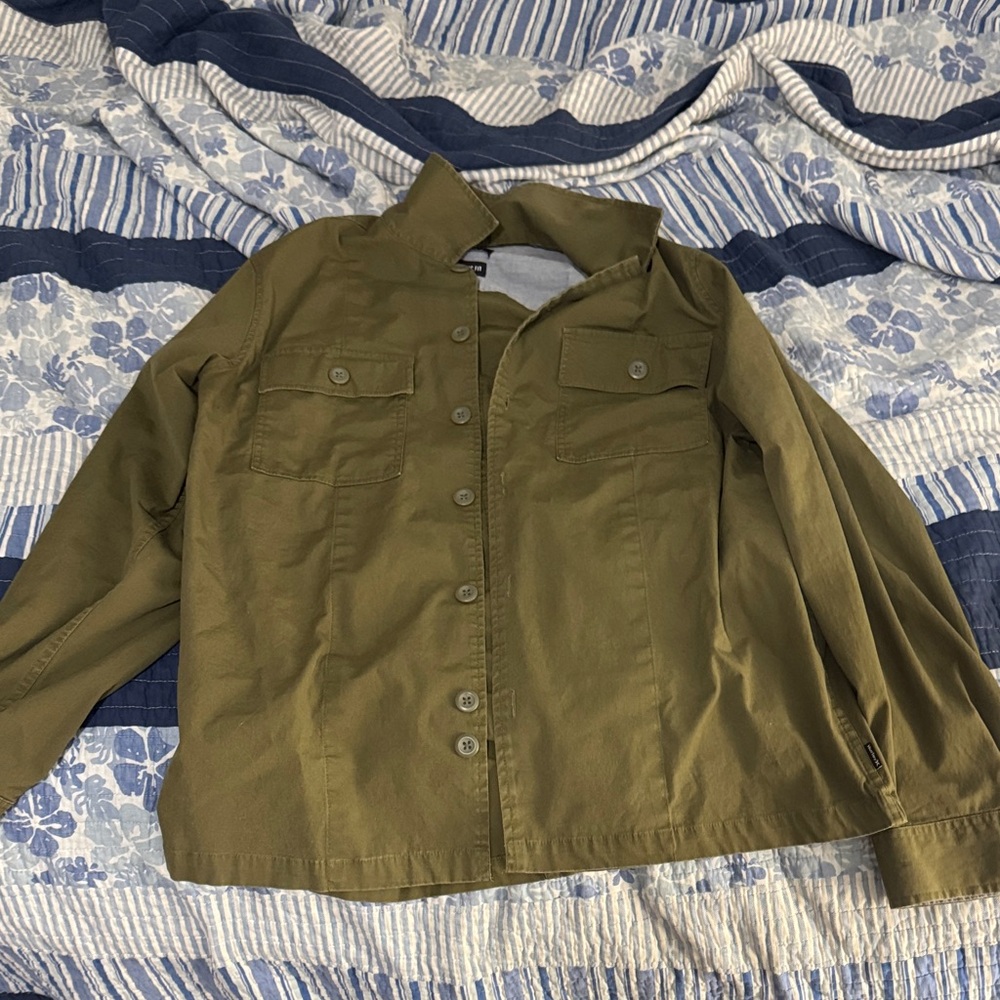 Hurley Lt. Dan Olive Casual Button Down Shirt